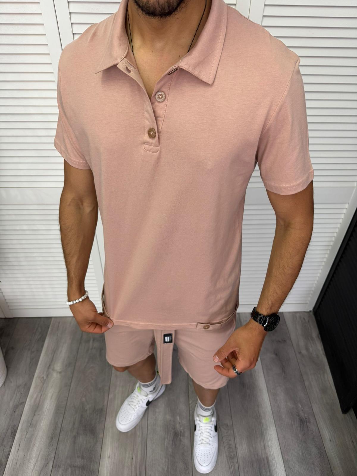 Trening Barbati Roz din Bumbac 100% | Stil & Confort