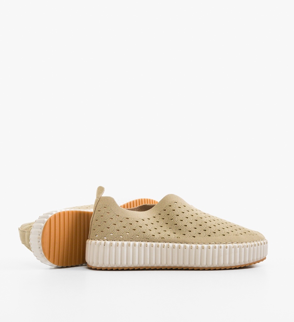 Pantofi Casual Ralla Bej | Confort și Stil - imagine 3