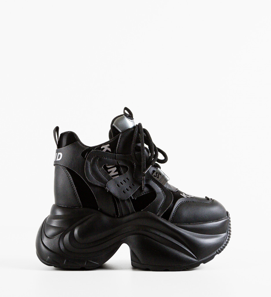Sneakers Dama Stacee Negri - Confort și Stil - imagine 5