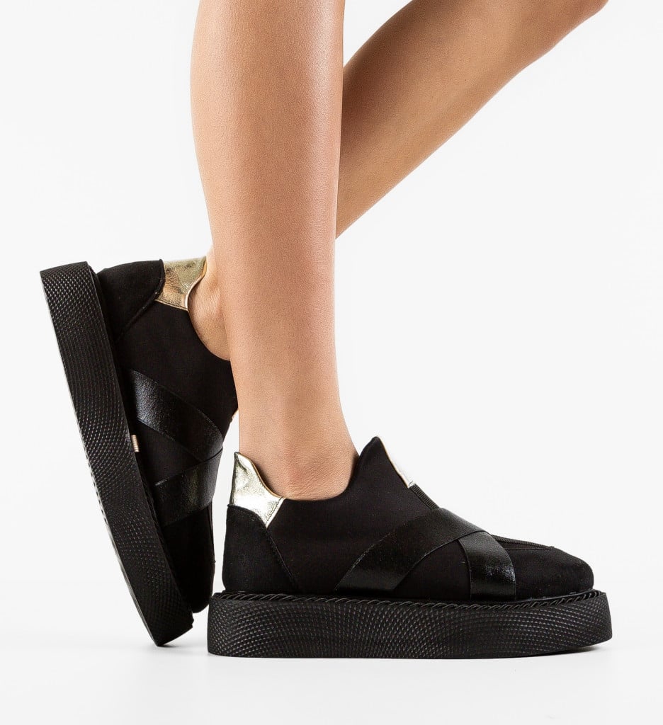 Pantofi Casual Buubu Negri - Confort și Stil - imagine 4