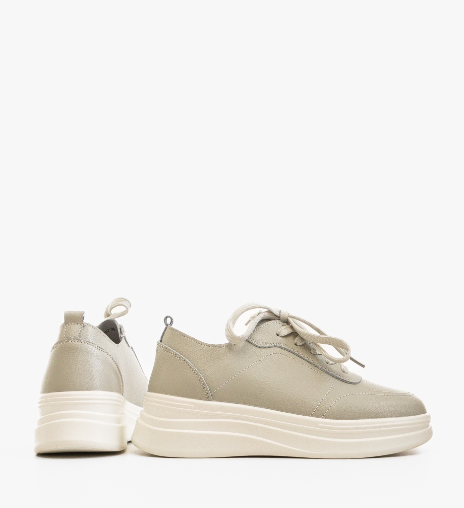 Sneakers Dama Haley Gri - Confort și Stil - imagine 5