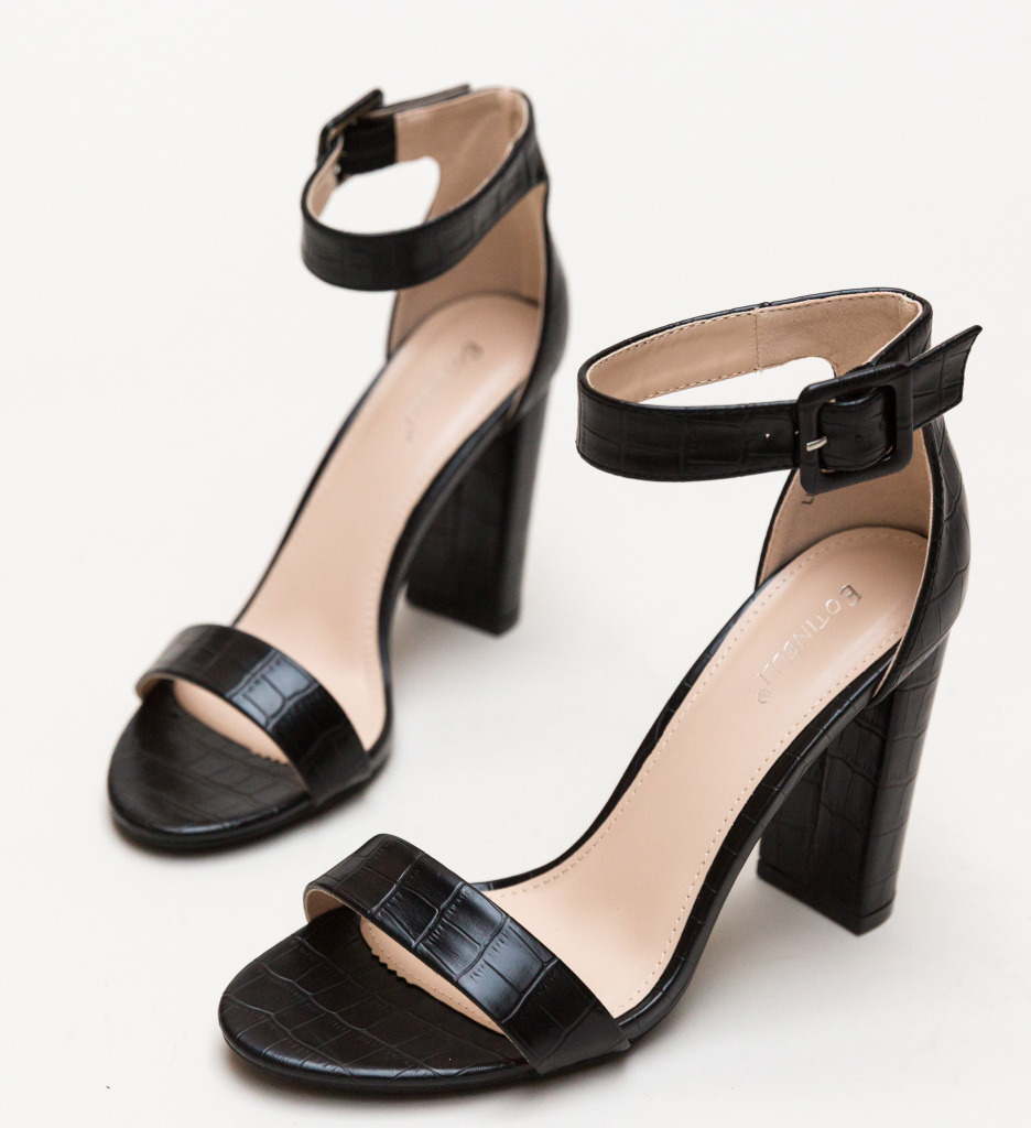 Sandale Negre Rowan - Eleganță la Fiecare Pas - imagine 5