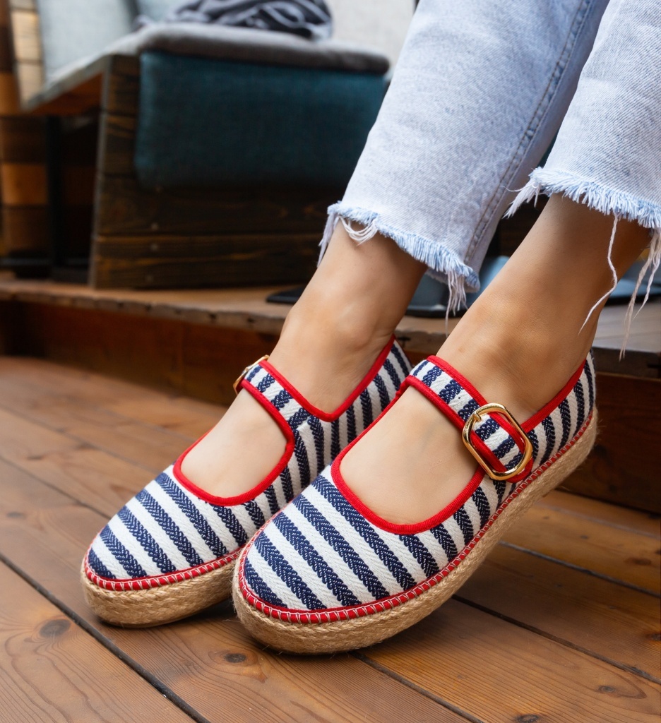 Espadrile Dama Gamny Albastri | Confort Casual - imagine 4