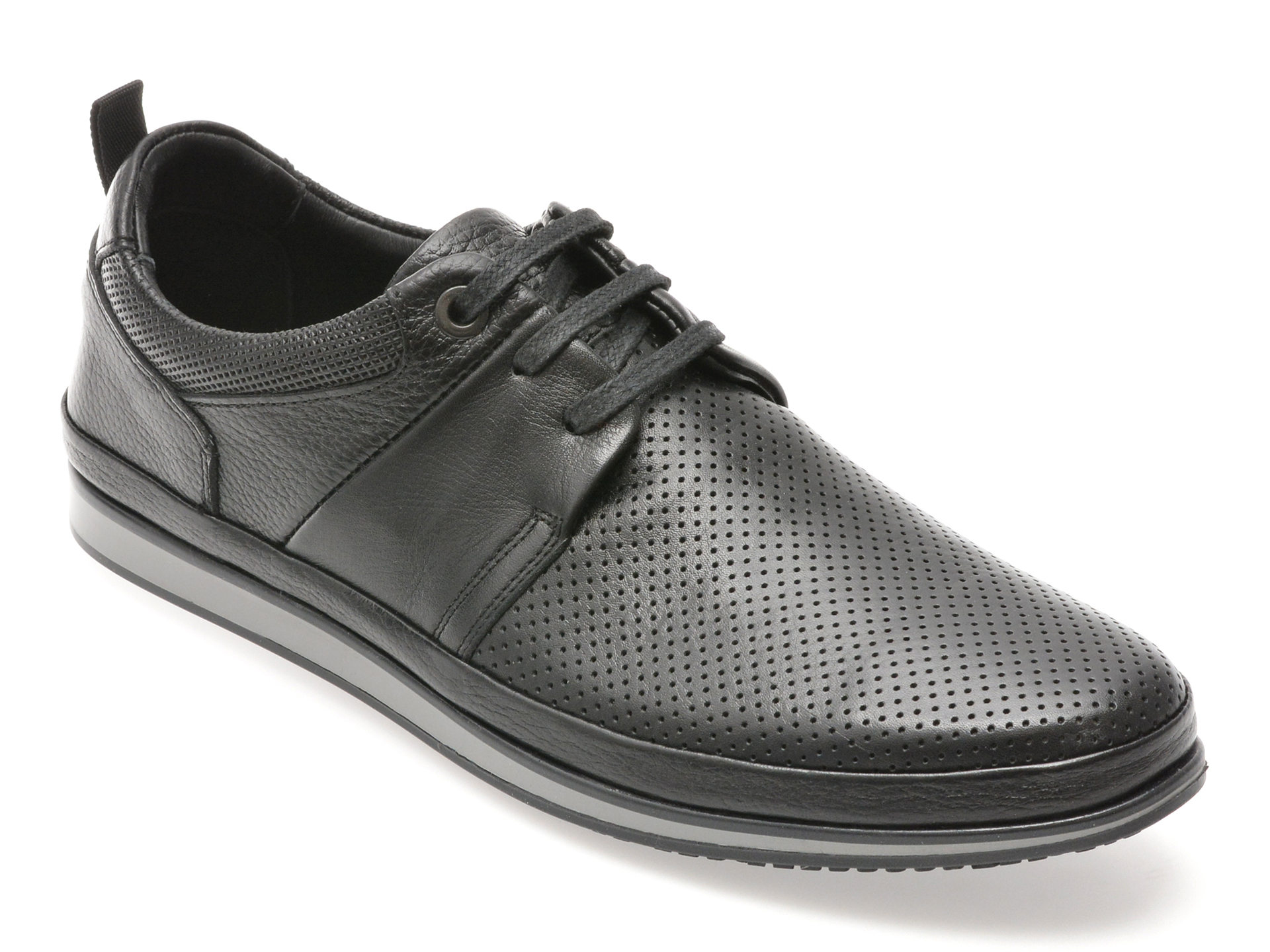 Pantofi GRYXX negri din piele naturală