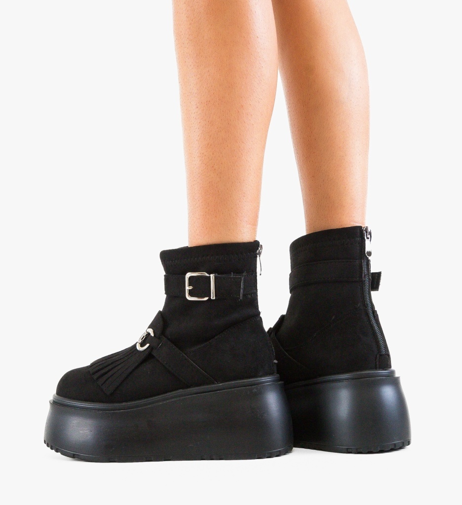 Ghete Dama Anbros Negre | Confort & Stil - imagine 3