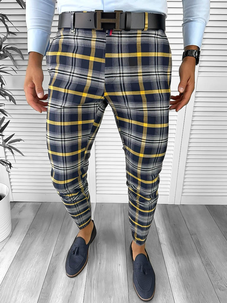 Pantaloni Eleganti Barbati Stil Modern