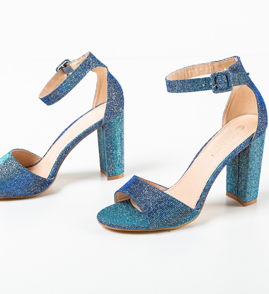 Sandale Voyay Albastre Elegante - imagine 6