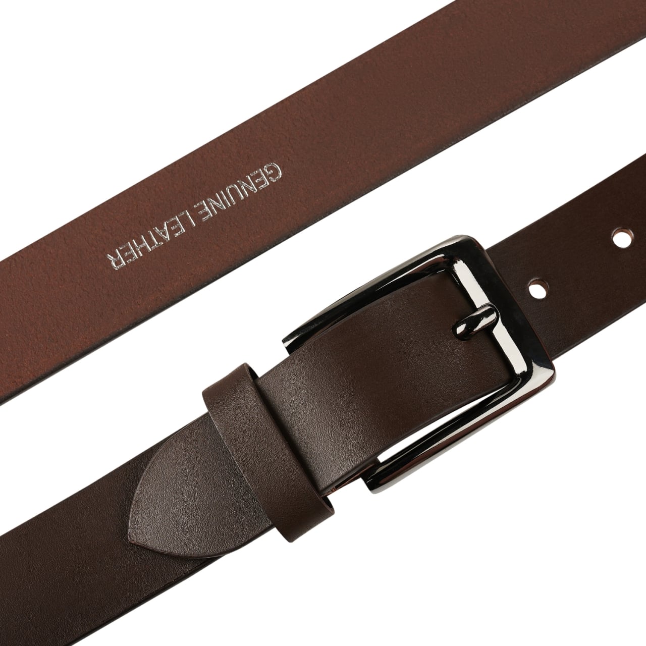 Curea Barbati Delis Piele Naturală Maro - imagine 4