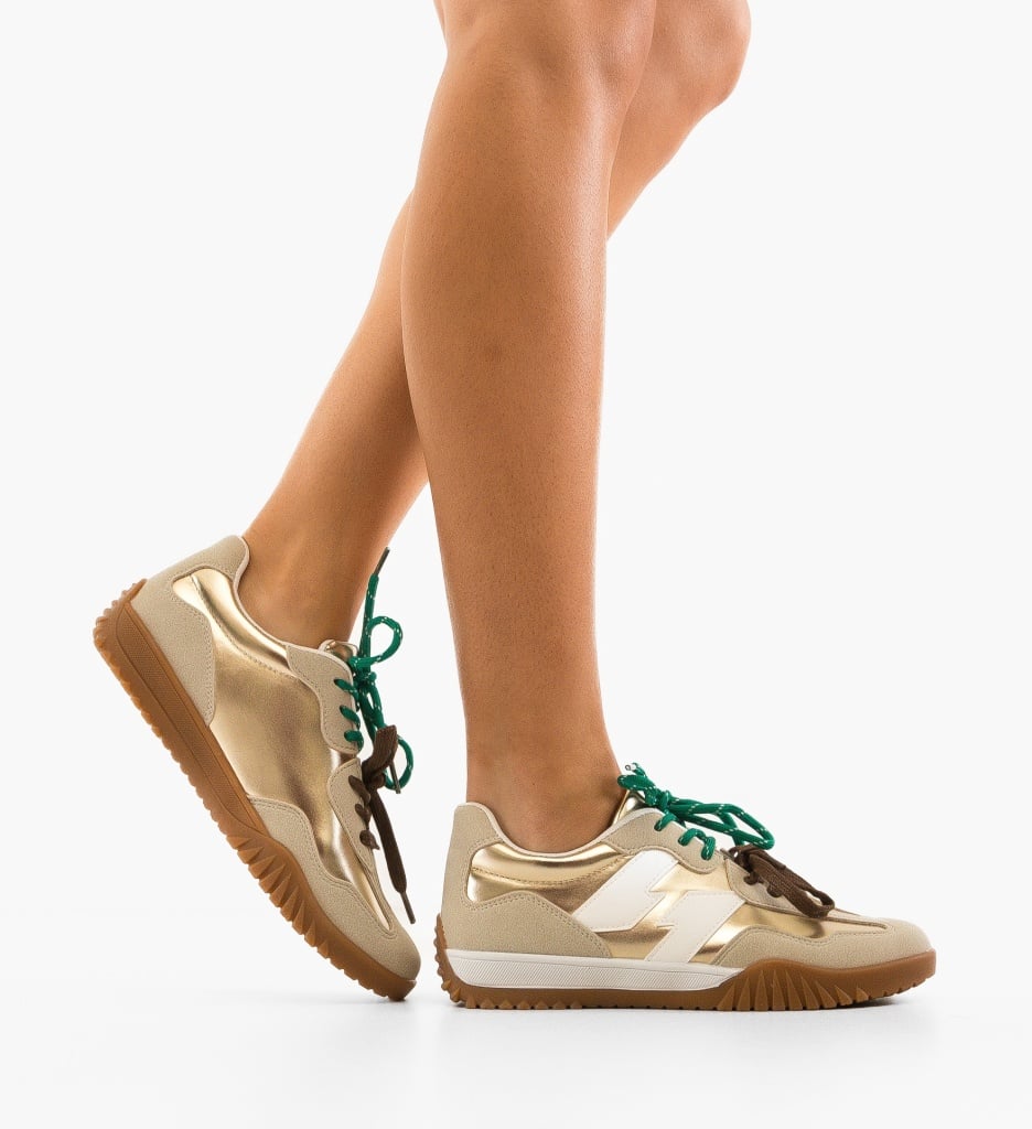 Pantofi Sport Velma Aurii - Stil și Confort
