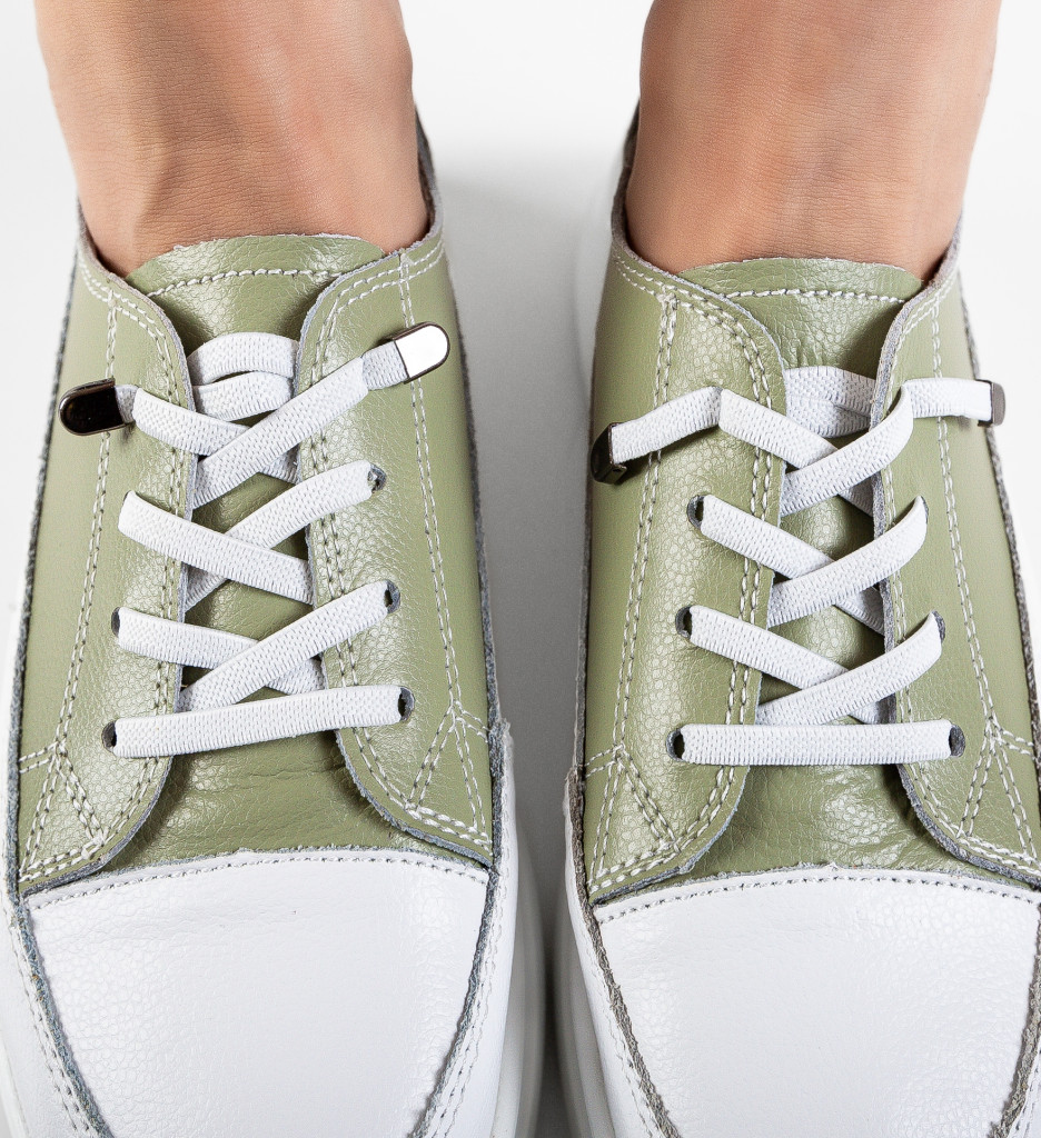 Sneakers Dama Versec Verzi | Confort și Stil - imagine 4