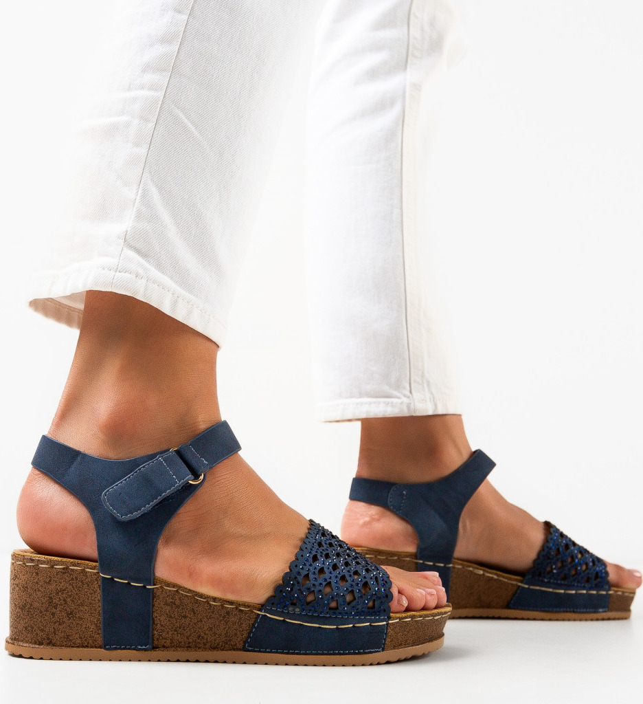 Sandale Dama Herbie Bleumarin | Confort si Stil