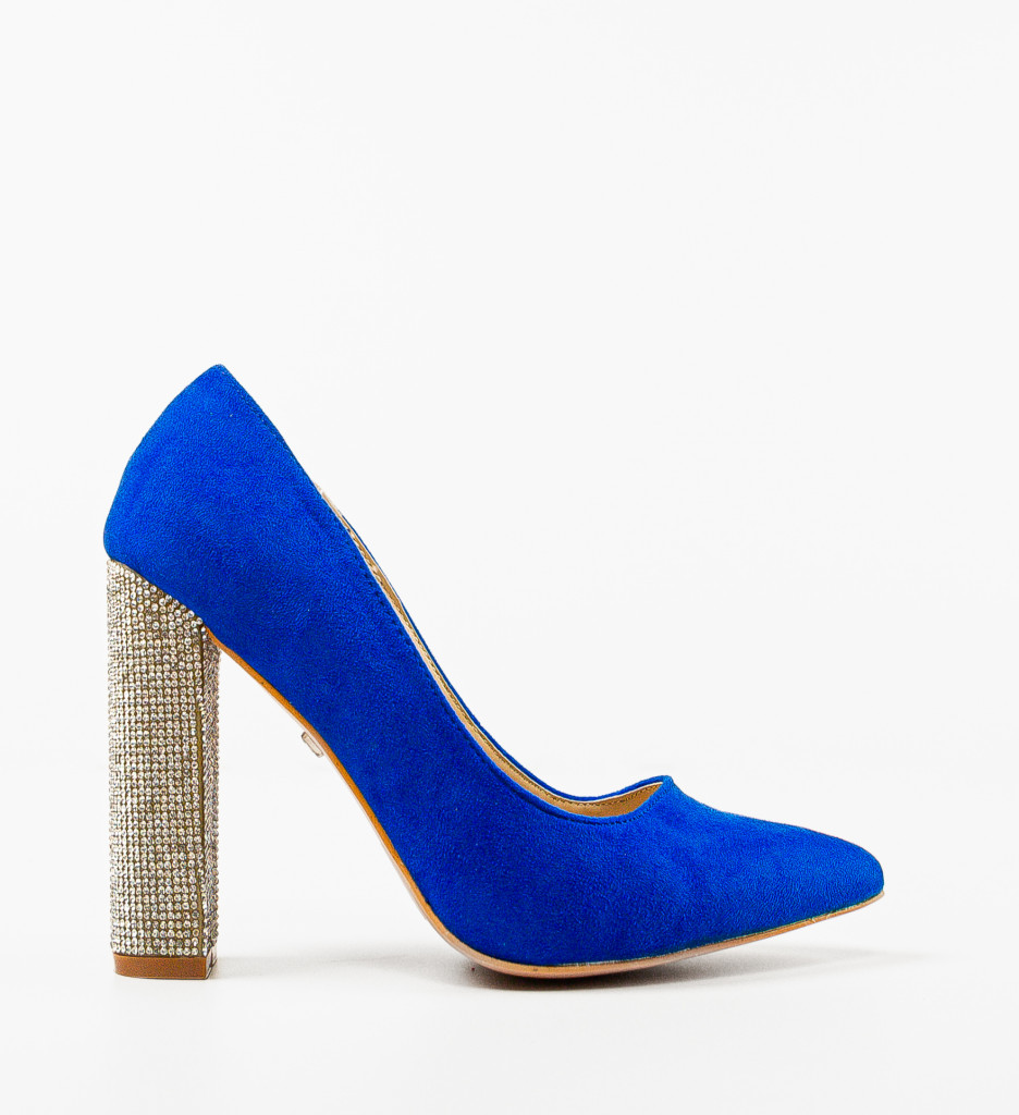 Pantofi cu toc Natyn Albaștri - Eleganță și Stil - imagine 4