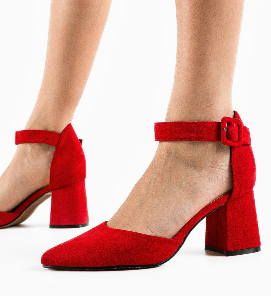 Pantofi Shard Rosii - Eleganță și Stil