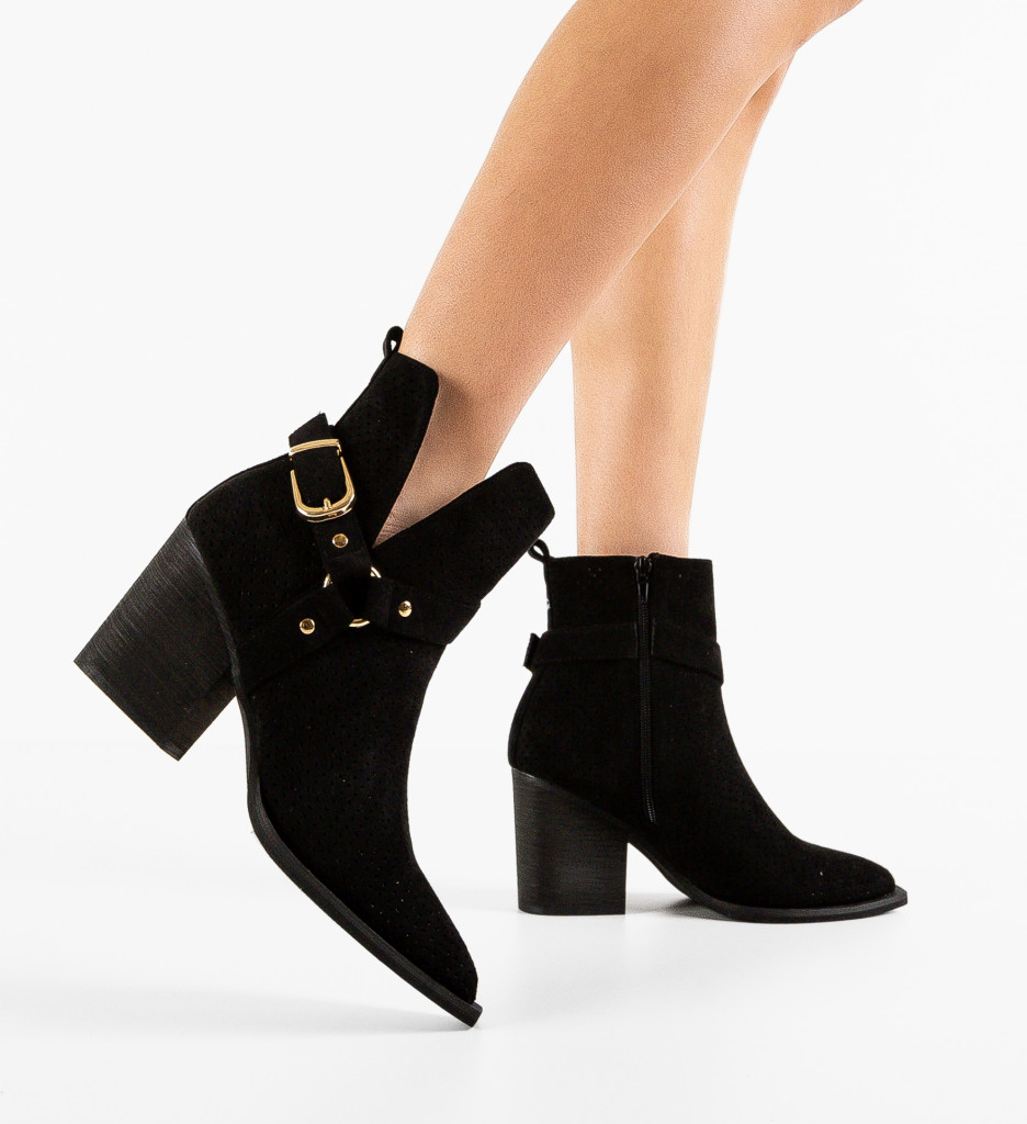 Botine Talnah Negre - Eleganță și Confort - imagine 8
