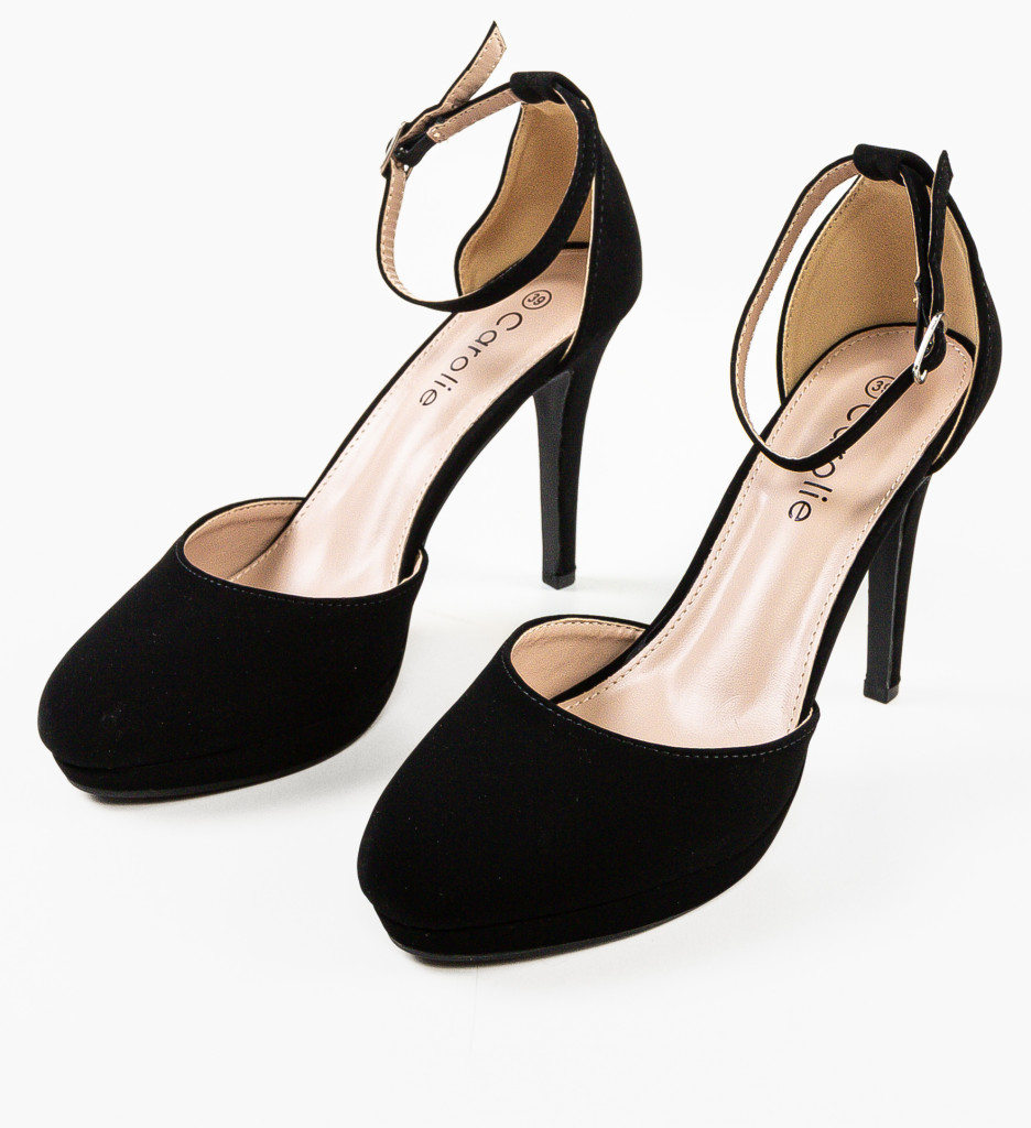 Pantofi Dama Cryst Negri | Toc Elegante - imagine 7