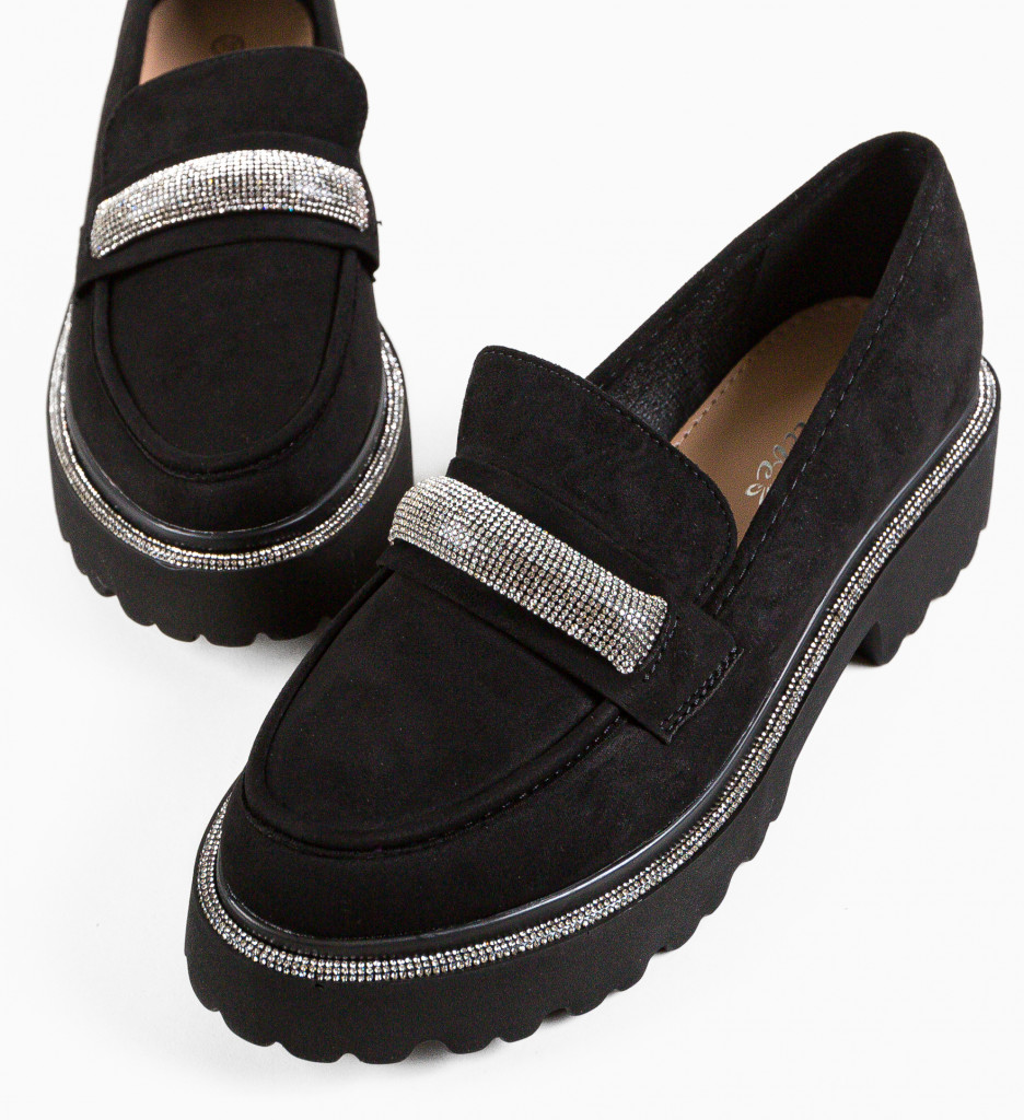 Pantofi Casual Smith Negri | Stilul Tău Zilnic - imagine 9