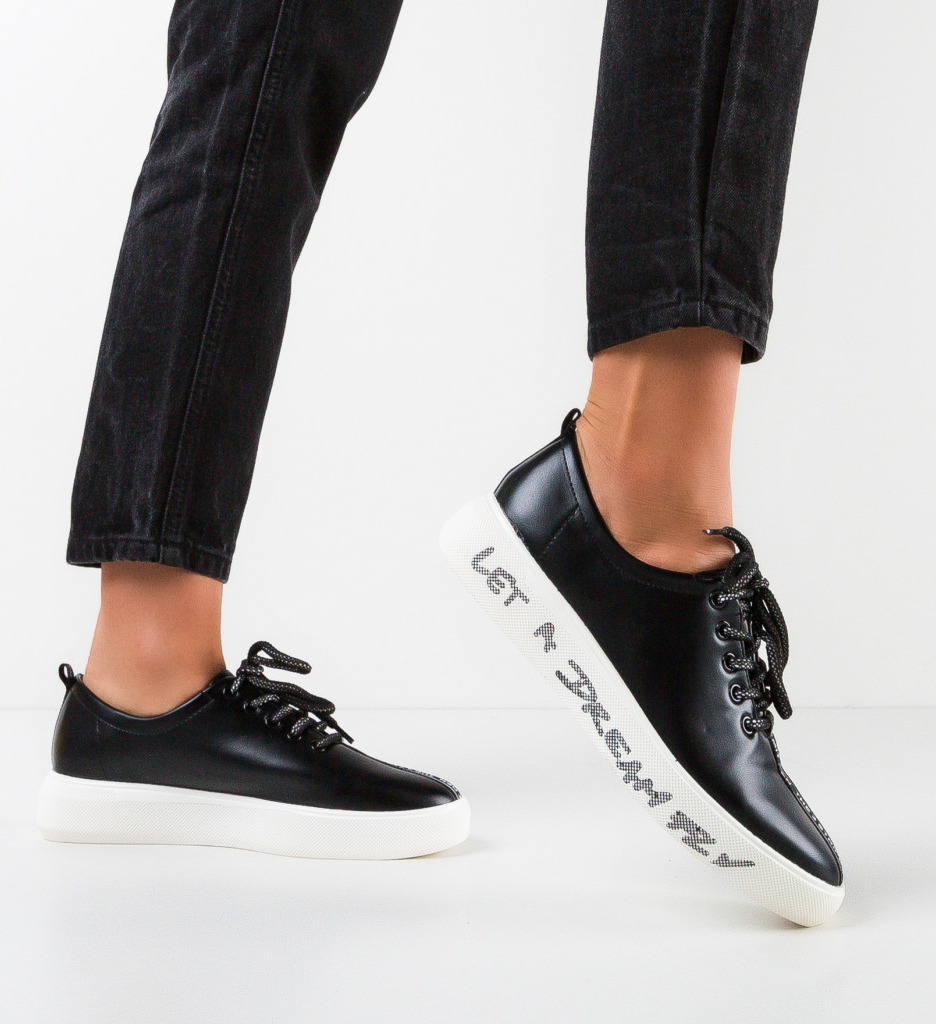 Pantofi Casual Honga Negri - Confort și Stil - imagine 2