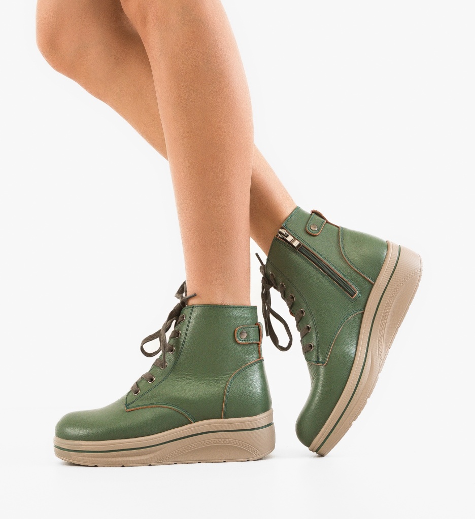 Pantofi Casual Lakiob Verzi - Confort și Stil - imagine 3