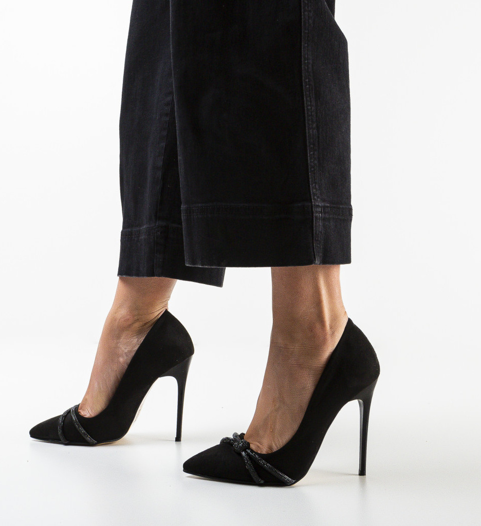 Pantofi Casette Negri - Eleganță și Stil - imagine 3
