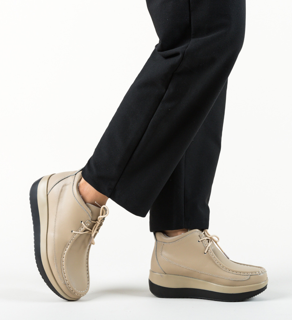 Pantofi Casual Ryhko Bej - Confort și Stil - imagine 2