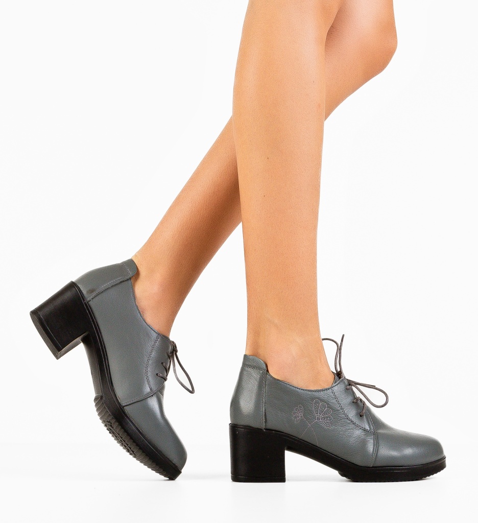 Pantofi Casual Atraxia Gri | Confort și Stil - imagine 2