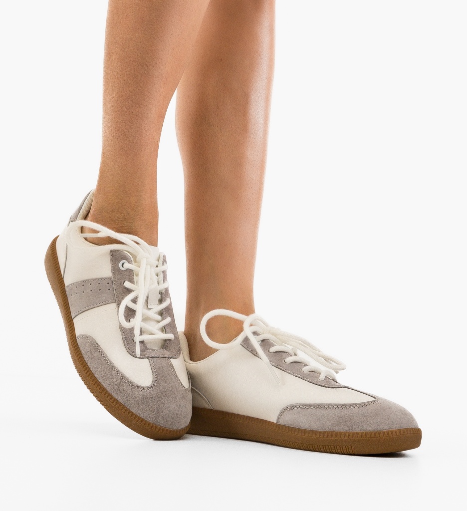 Sneakers Dama Gazelle Gri - Confort și Stil - imagine 5