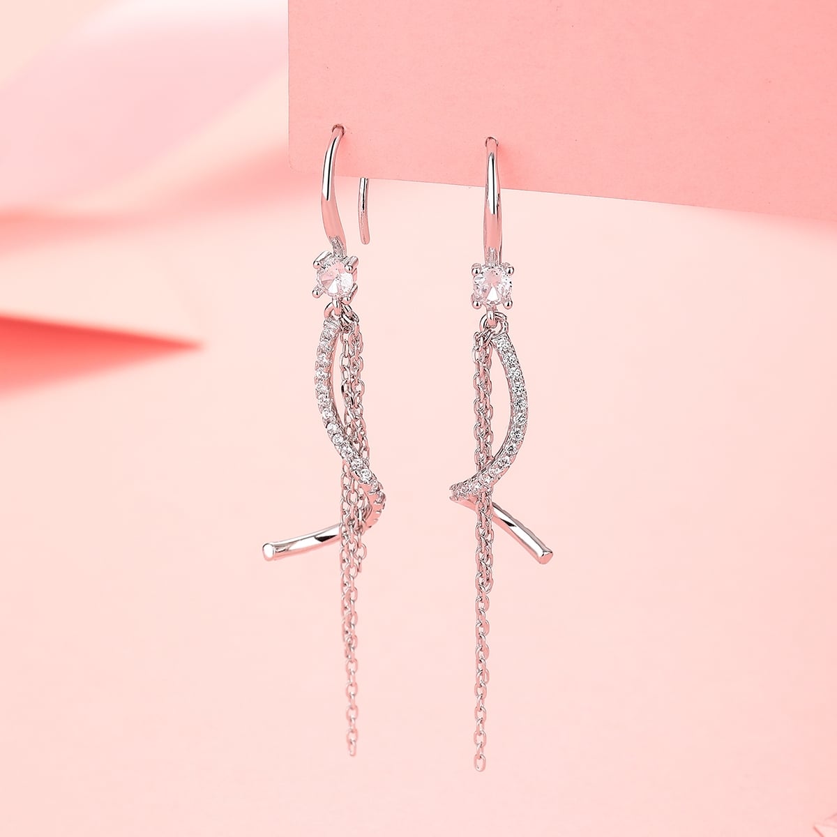 Cercei Argint cu Pietre | Delis Elegance - imagine 3