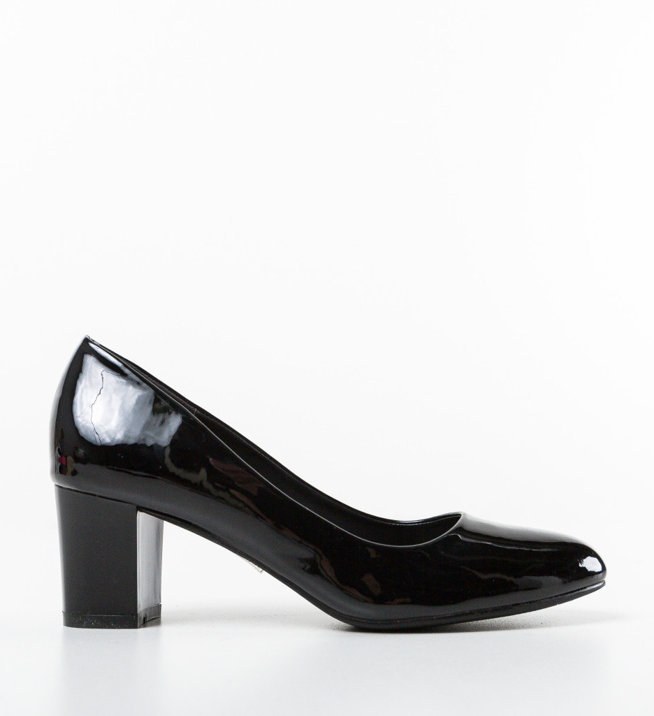 Pantofi Odom Negri cu Toc - Eleganță și Stil - imagine 6