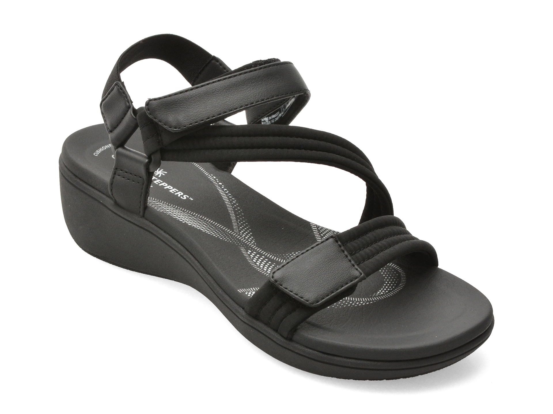 Sandale CLARKS Brinkley Rae Sun Negre Confort