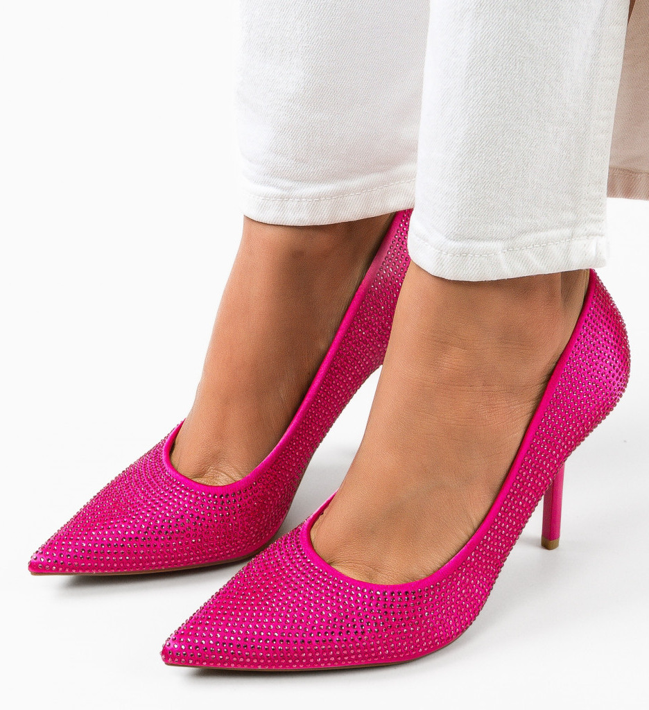 Pantofi Maritta Fuchsia | Eleganță și Stil - imagine 4