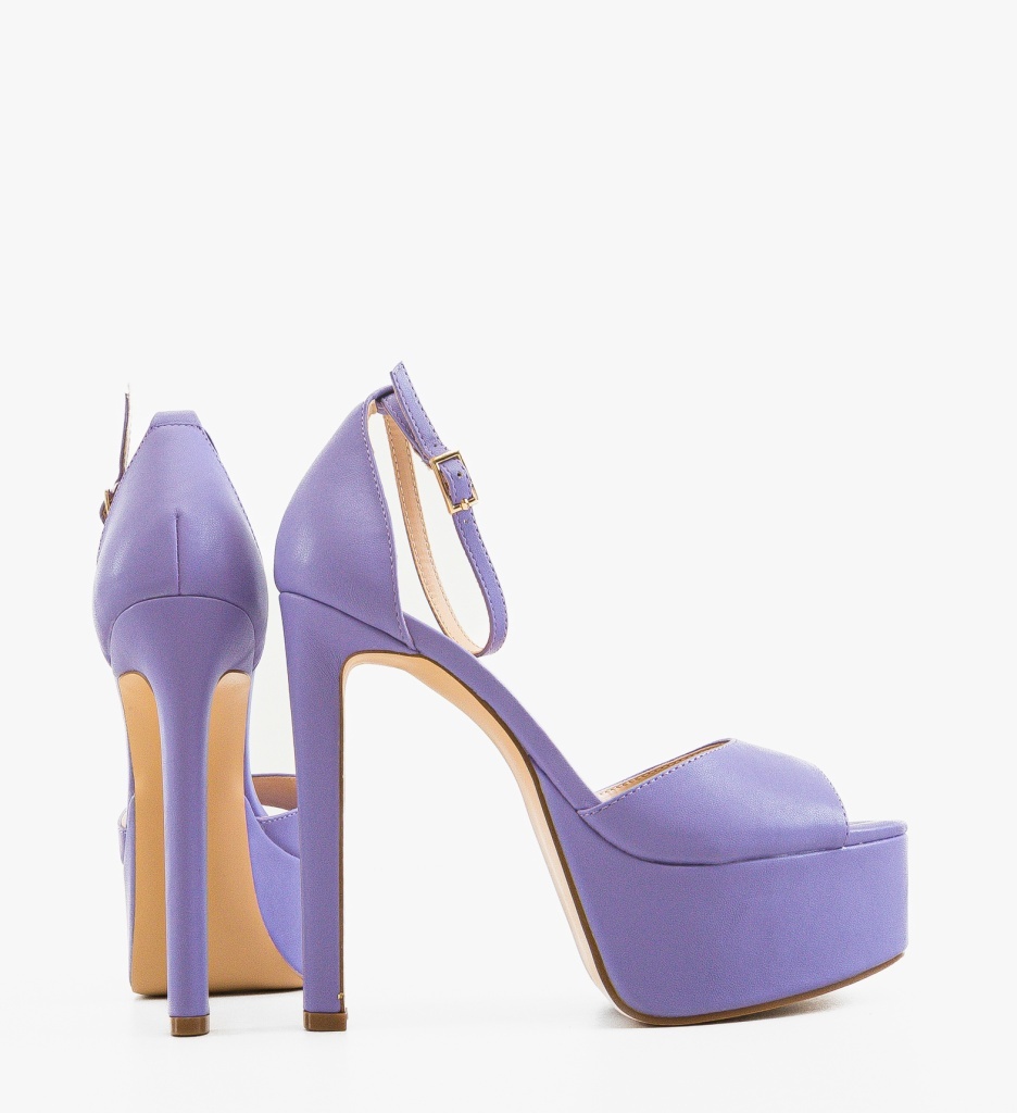 Sandale Dama Jetrok Mov Elegante - imagine 3