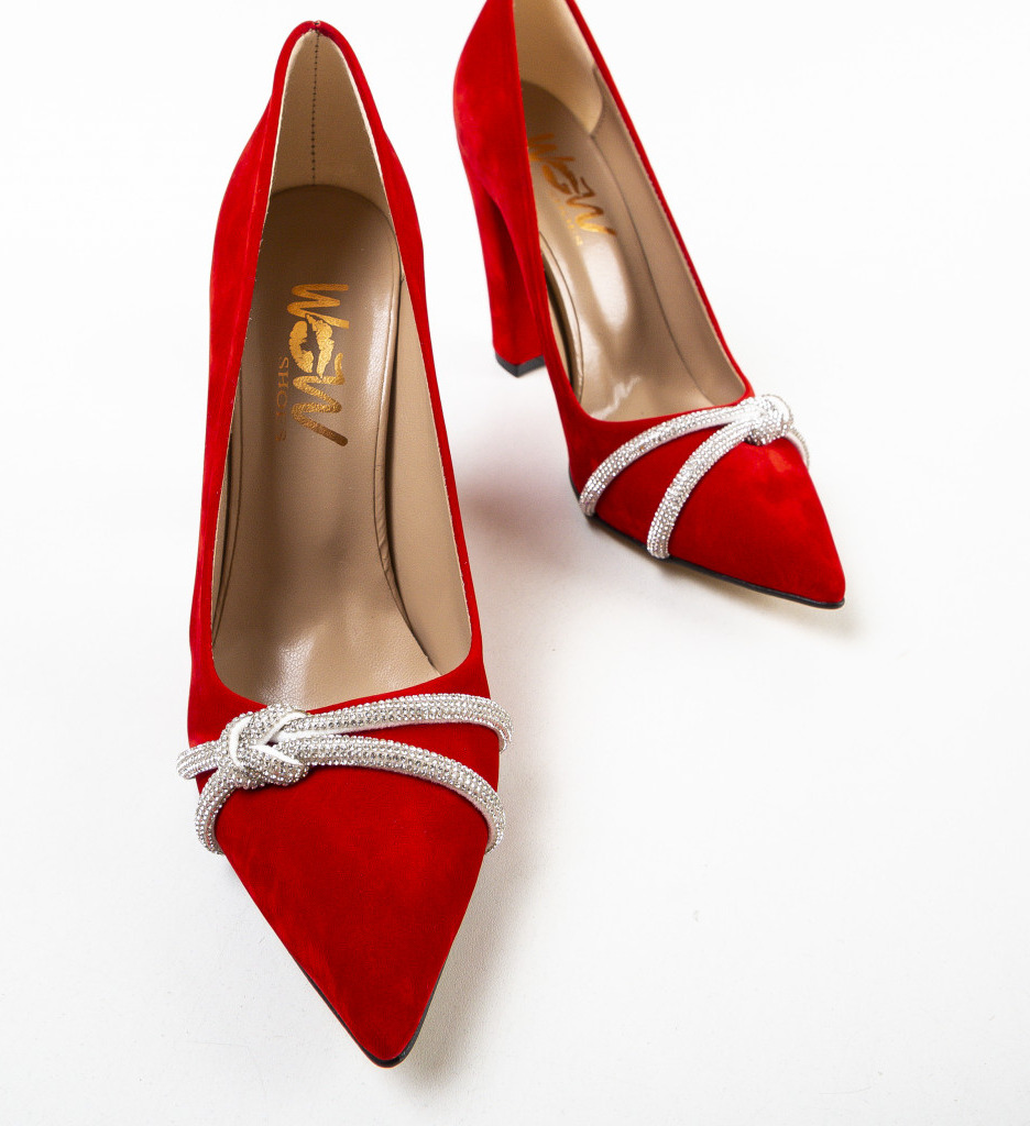 Pantofi Tuty Rosii - Eleganță și Stil Feminin - imagine 5