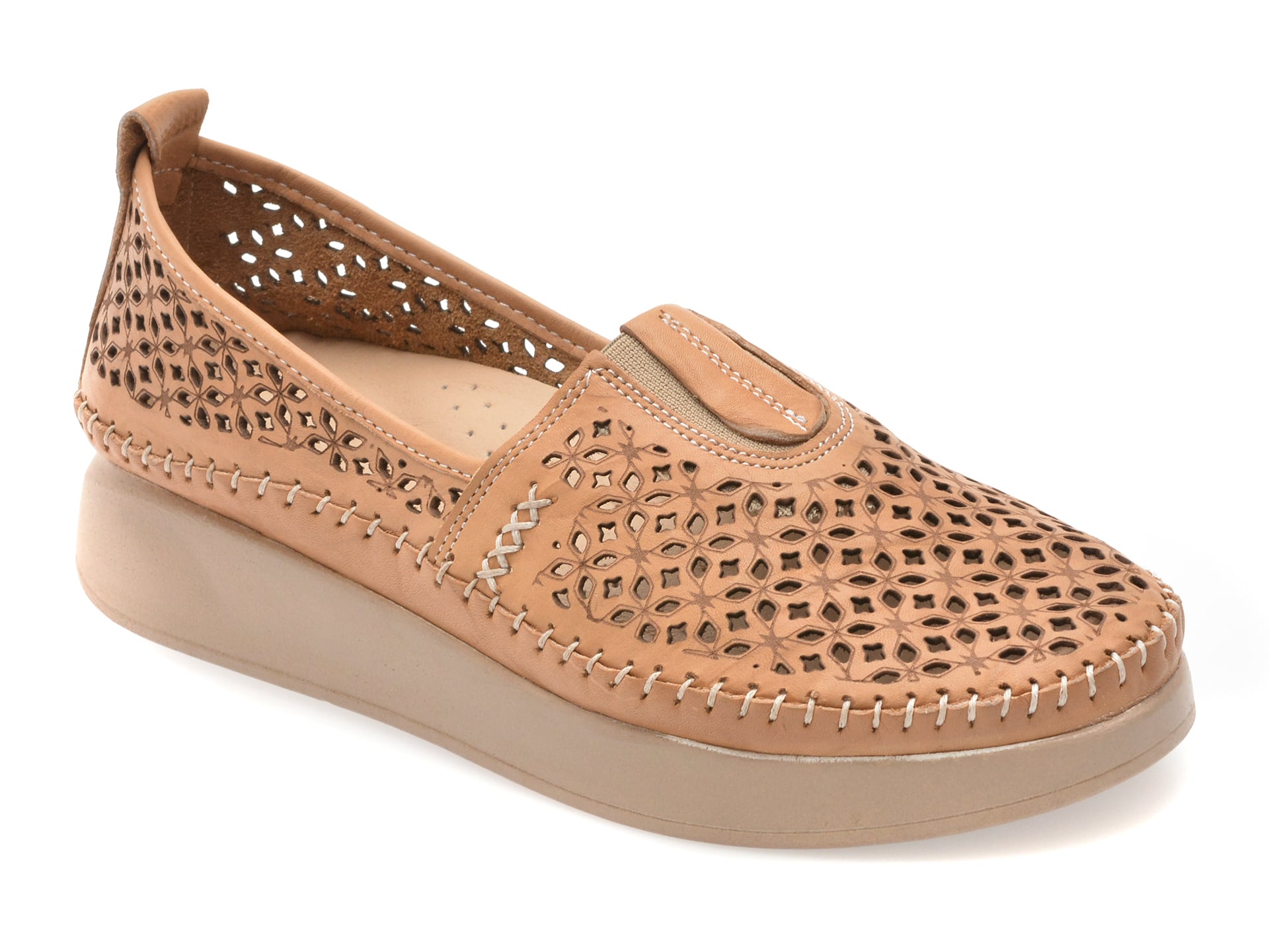 Pantofi Flavia Passini Maro din Piele Naturală
