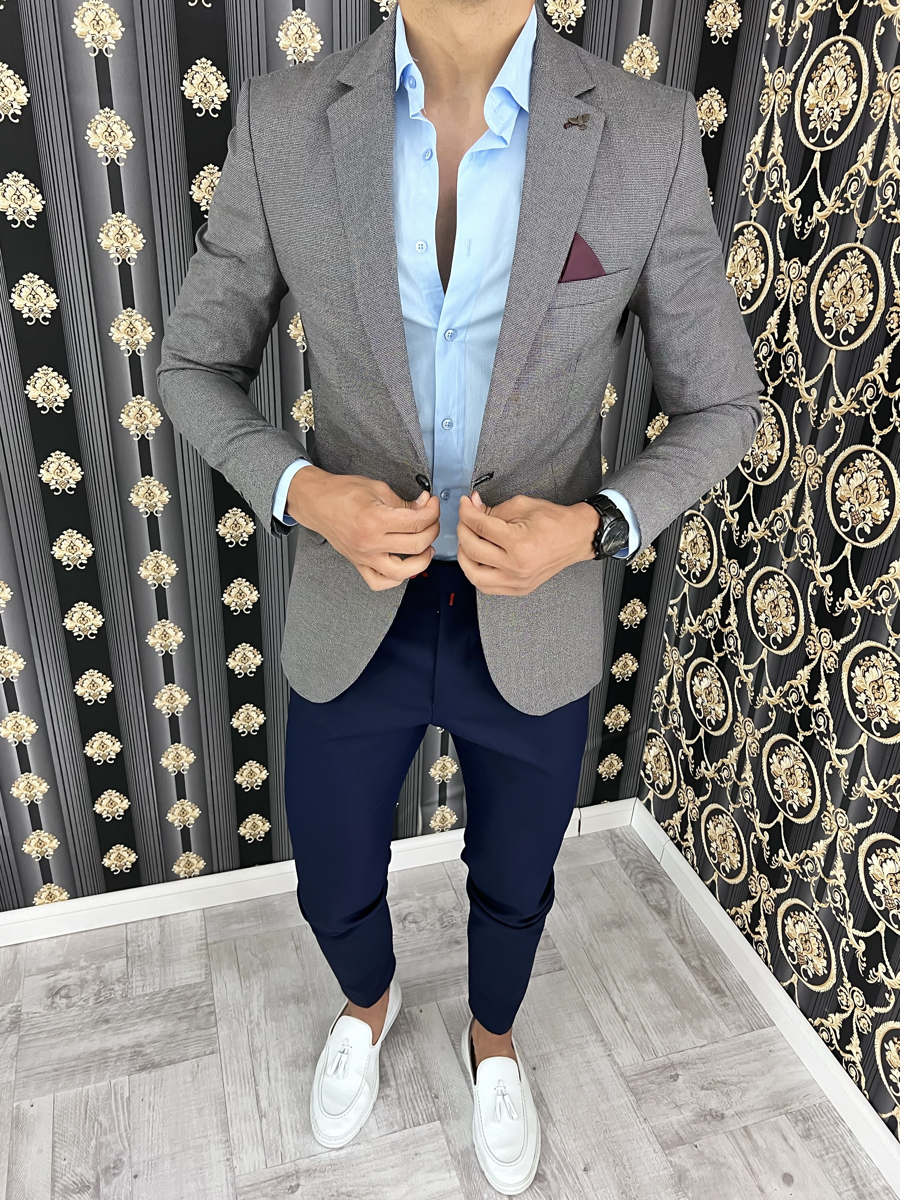 Sacou barbati slim fit 01 D3-4.2