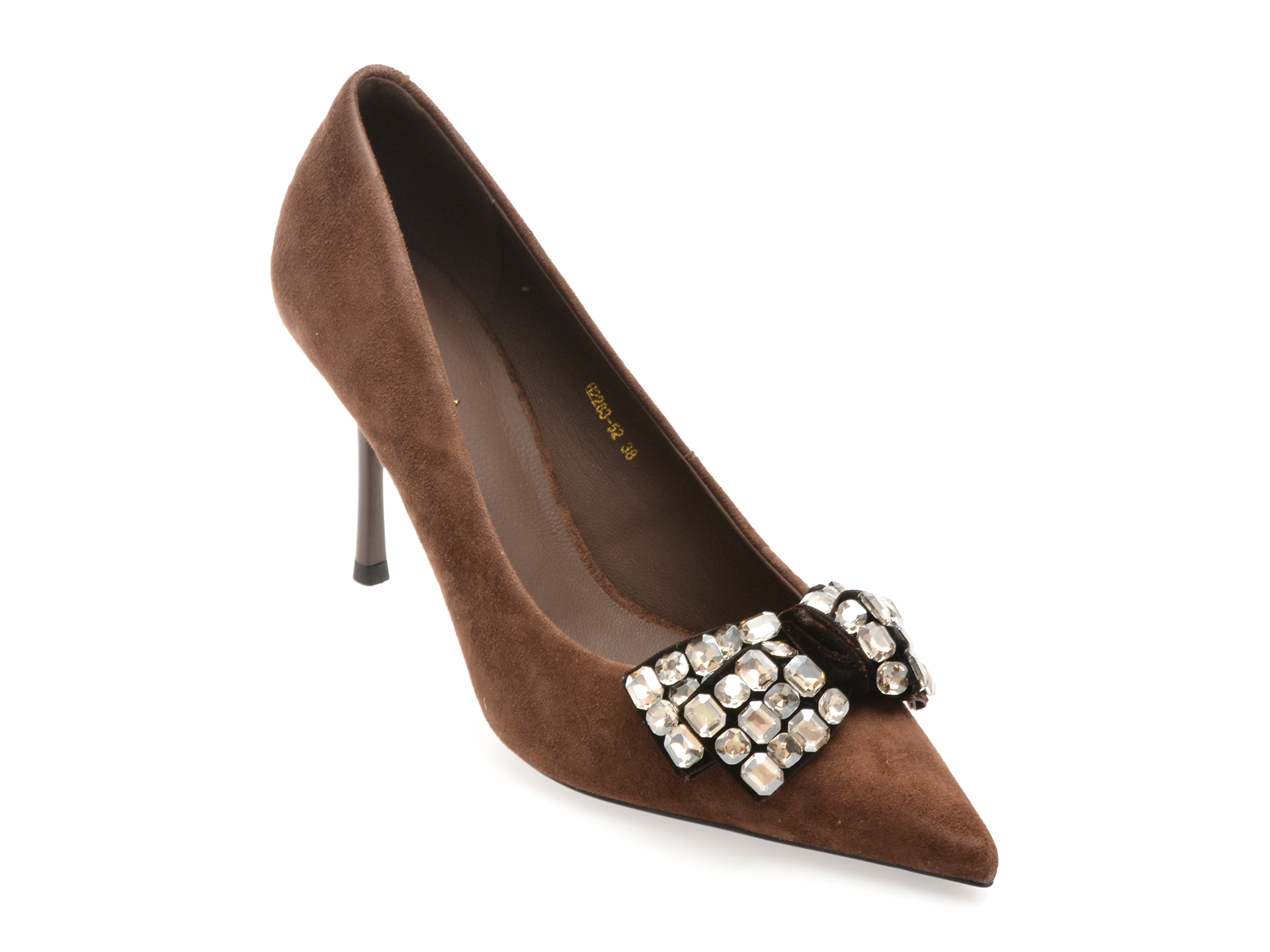 EPICA Pantofi Eleganți Maro | Piele Întoarsă