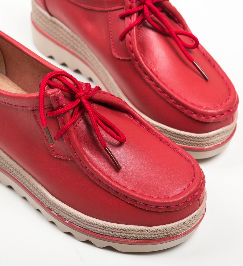 Pantofi Casual SAG Roșii | Stil și Confort - imagine 7