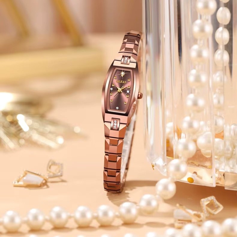 Ceas Dama Olevs CS1955 Rose Gold Elegant - imagine 3