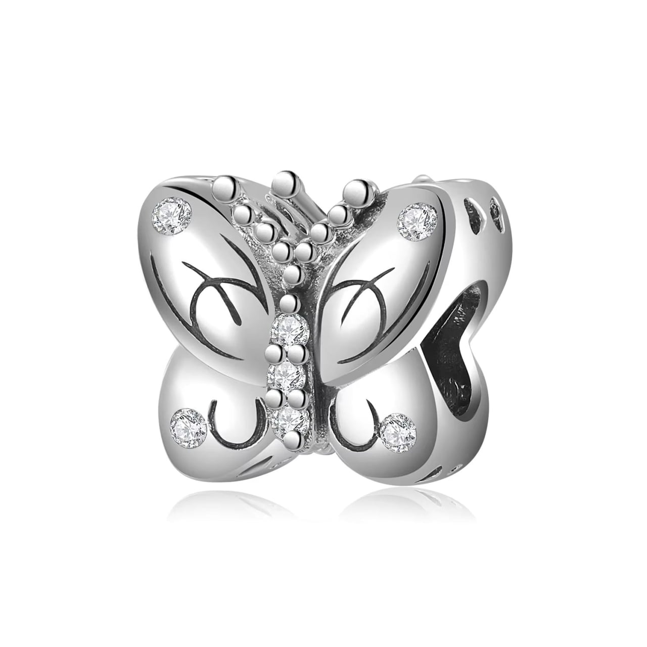 Charm Fluture Argint 925 Delis - Eleganță Pură