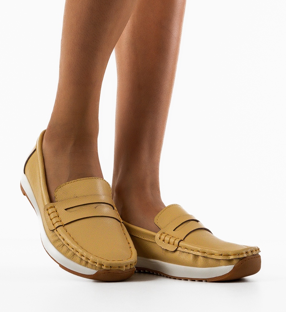 Pantofi Casual Uyteu Galbeni | Confort și Stil - imagine 2