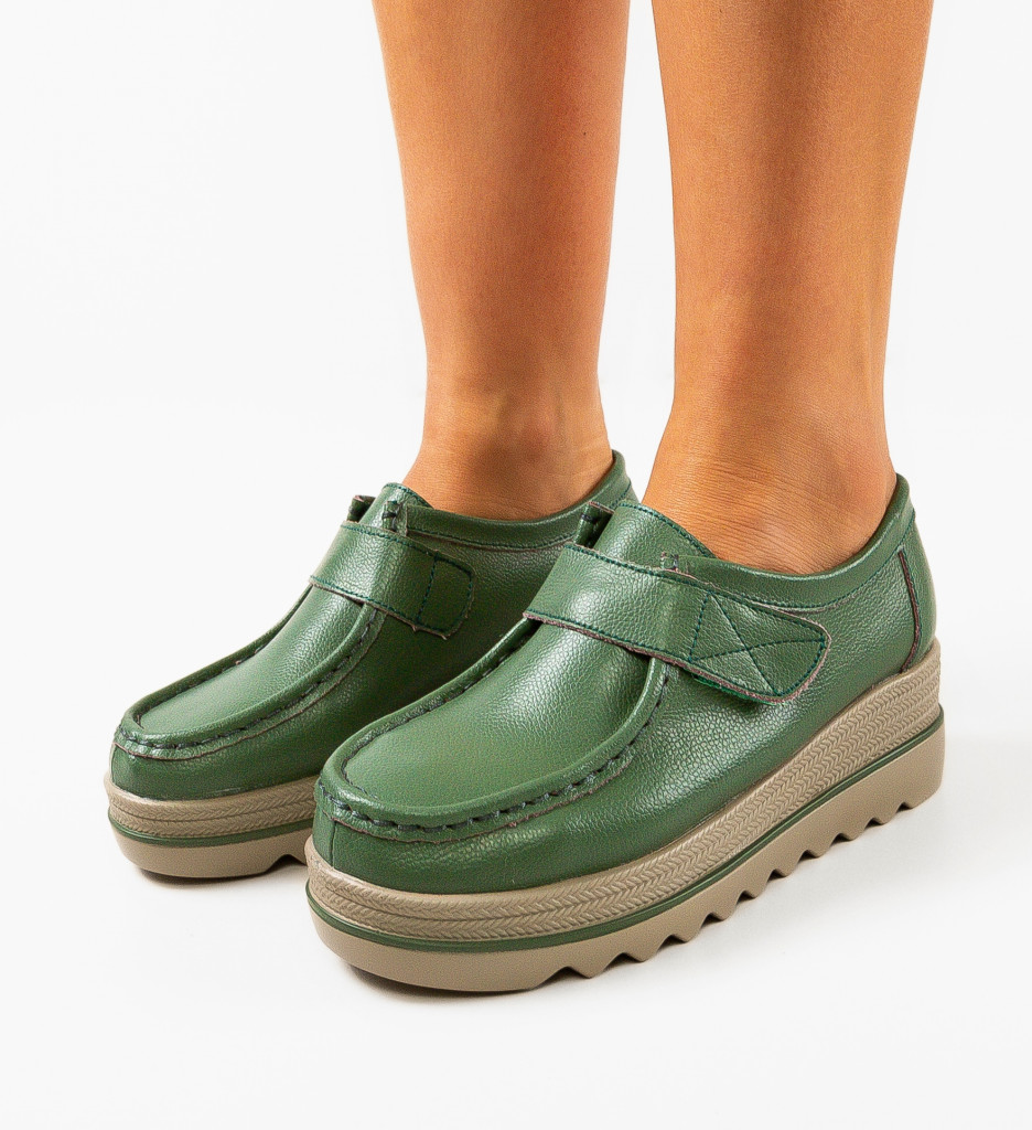 Pantofi Casual Verzi Straif - Confort și Stil - imagine 3