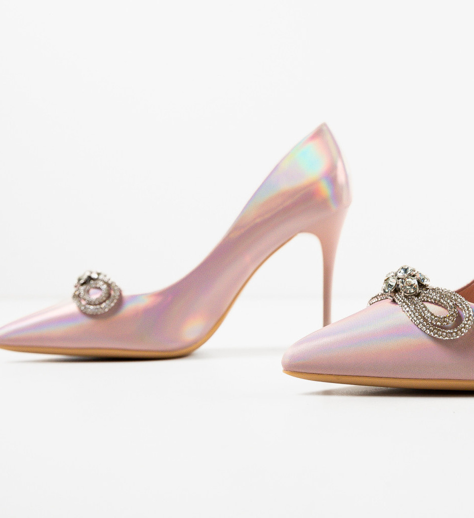 Pantofi cu Toc Tanya Roz | Eleganță Asigurată - imagine 5