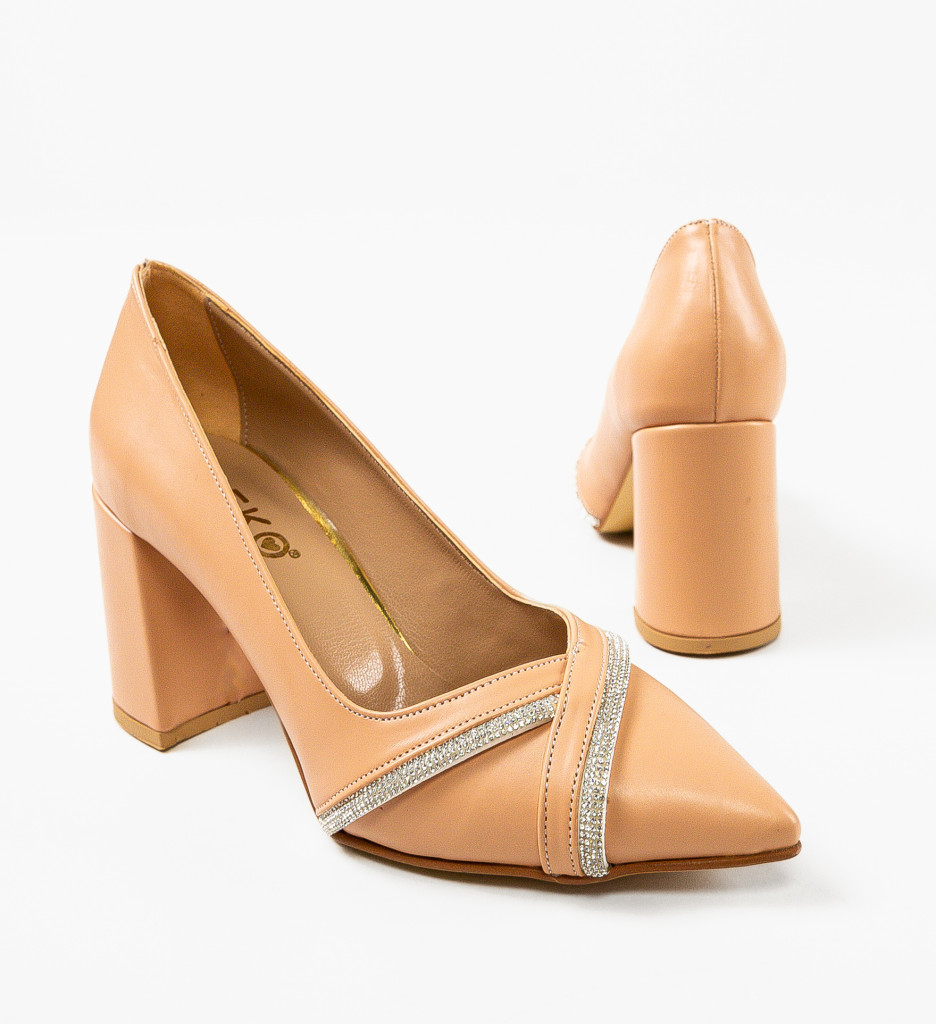 Pantofi Crysta Nude - Eleganță și Confort - imagine 5