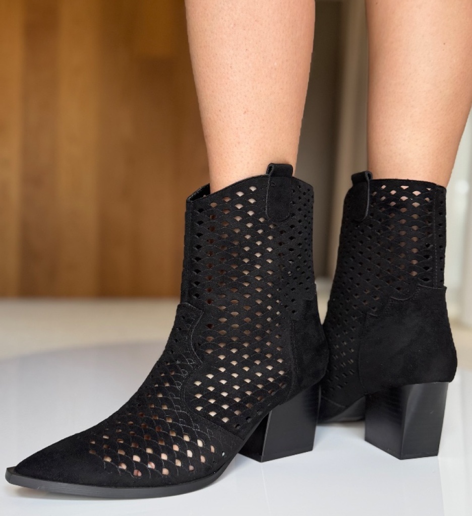 Botine Dama Syon Negre - Eleganță și Confort - imagine 4