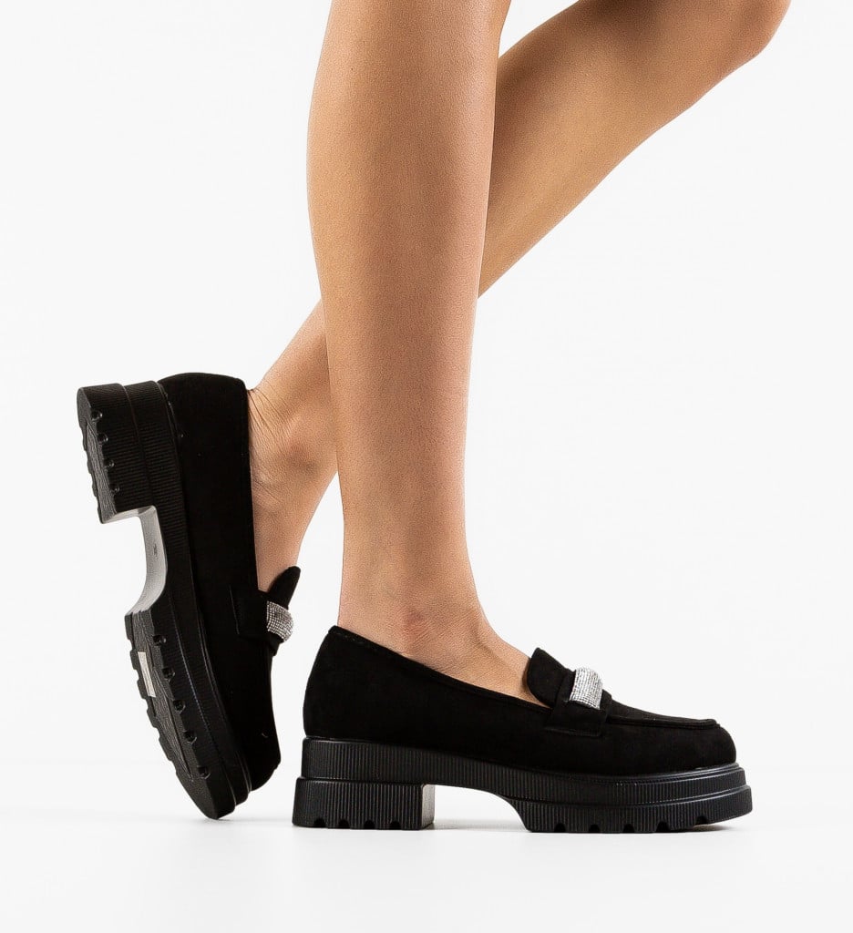 Pantofi Casual Lelan Negri | Confort Zilnic - imagine 4
