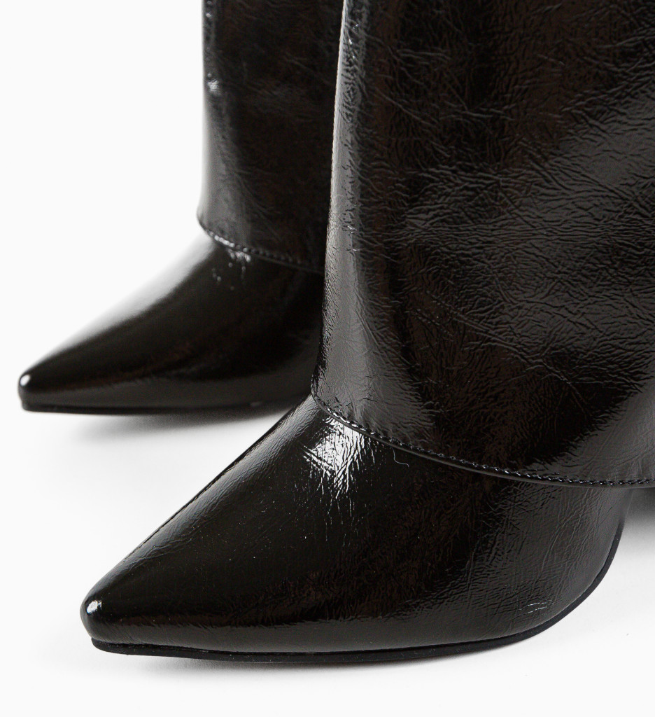 Botine Keele Negre - Eleganță și Confort - imagine 8